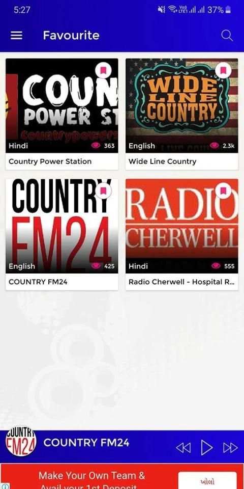 Country Music Radio स्क्रीनशॉट 3