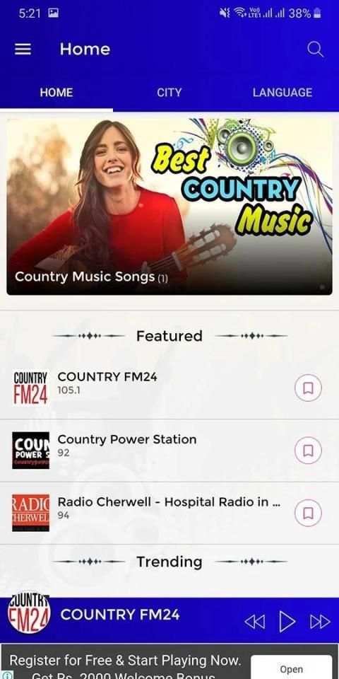 Country Music Radio स्क्रीनशॉट 6