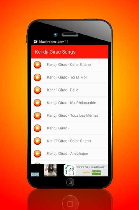 Kendji Girac Songs 3 تصوير الشاشة