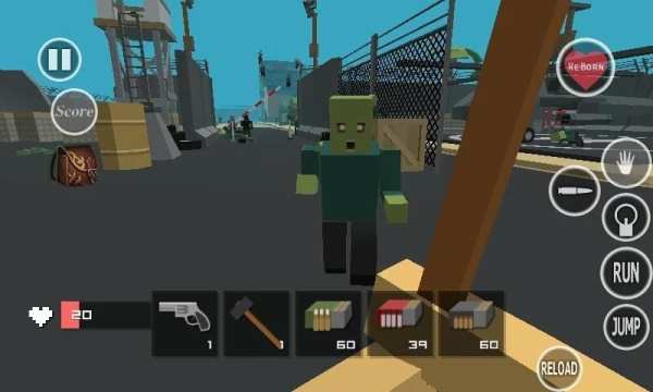 Zombie Pixel Block Perang screenshot 3