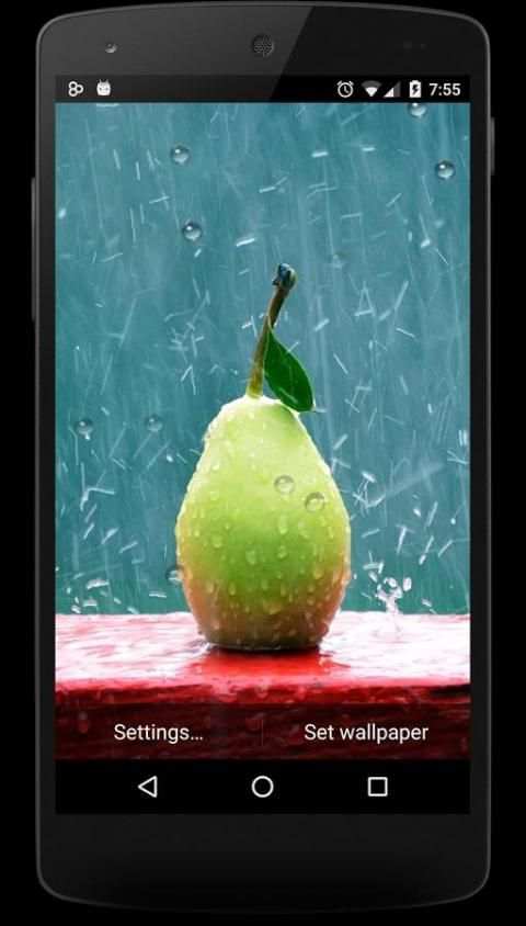 Rain Live Wallpaper 2016 स्क्रीनशॉट 6