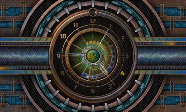 Tech Clock live wallpaper 4 تصوير الشاشة