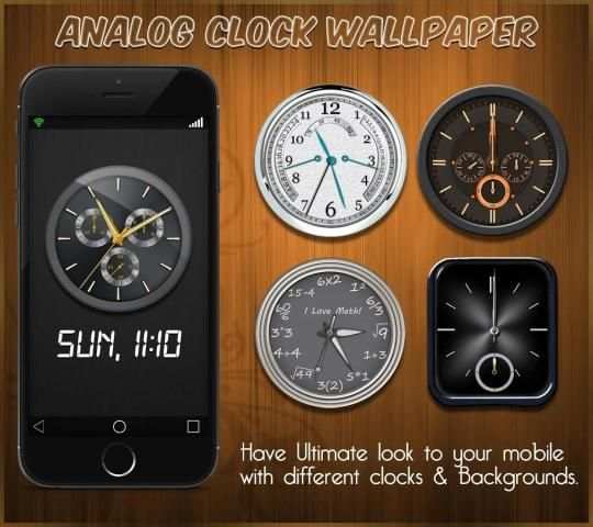 Analog Clock Wallpaper screenshot 1