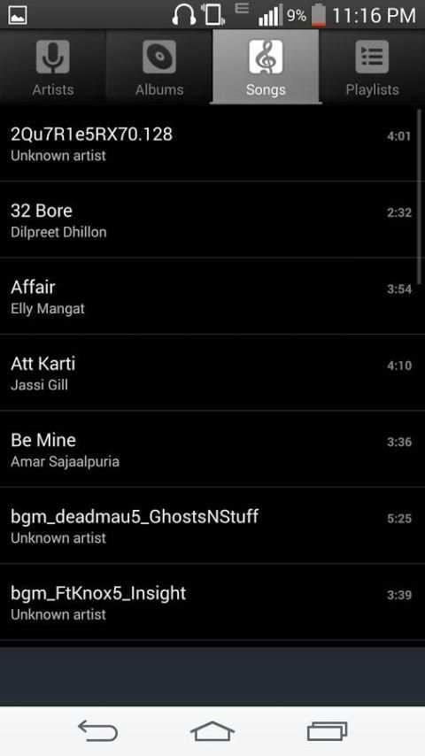 System Music Player скриншот 1