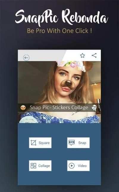 SnapPic Stickers Collages Edit screenshot 6