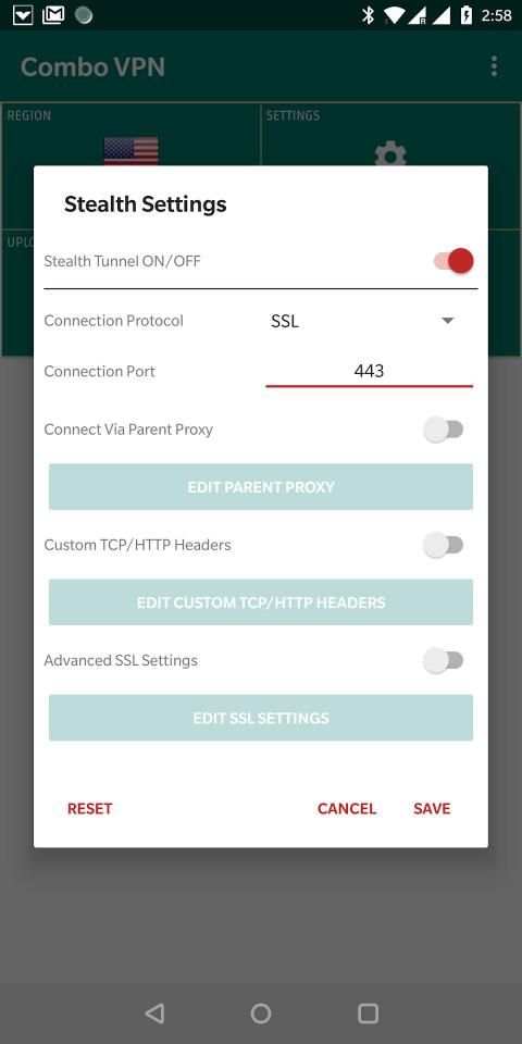 Combo VPN स्क्रीनशॉट 1