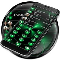 Dialer Spheres Green Theme for Drupe or ExDialer