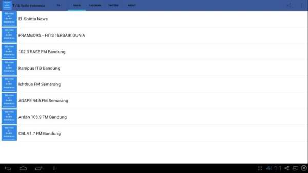 TV & Radio Indonesia Online screenshot 2