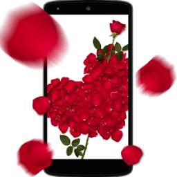 Rose petals 3D Live Wallpaper