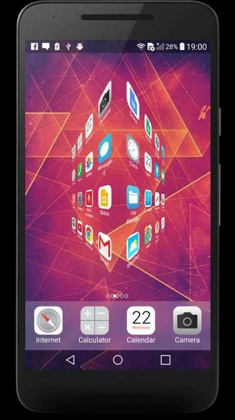 iLauncher OS10 - Theme Phone7 screenshot 6