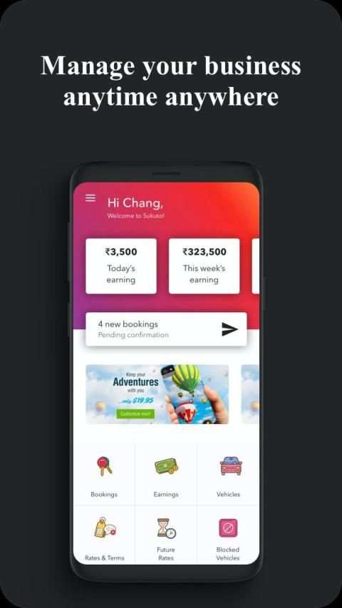 Sukuto Travel - Partner App स्क्रीनशॉट 1