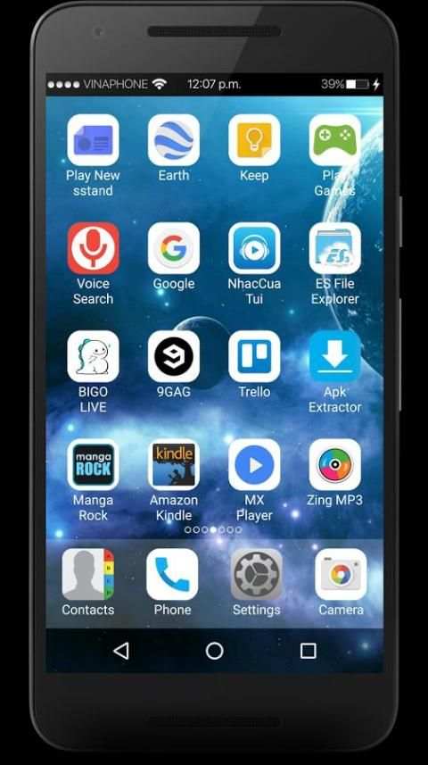 iLauncher OS10 - Theme Phone7 screenshot 1
