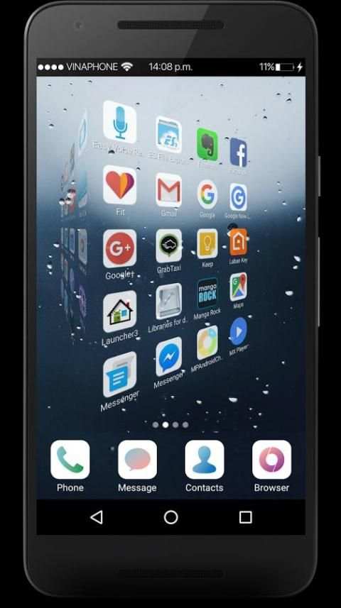 iLauncher OS10 - Theme Phone7 screenshot 9