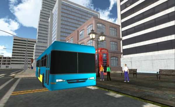 Bus Simulator 3D 2016 : City screenshot 1