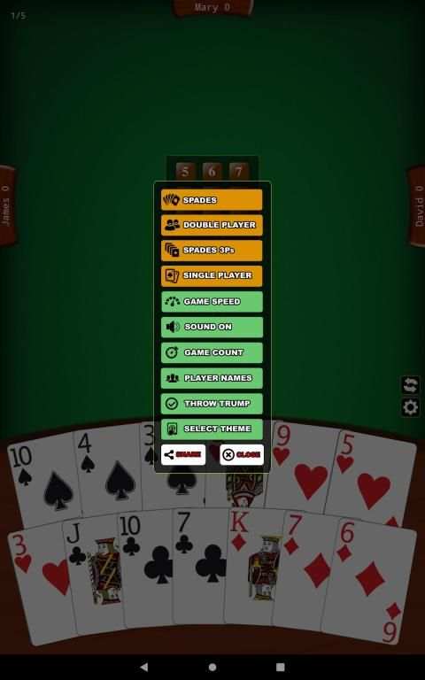 Spades Master - Offline Spades Card Game screenshot 8