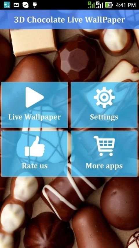 3D Chocolate Live Wallpaper screenshot 4