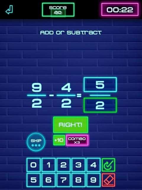 Fraction Challenge: Math games स्क्रीनशॉट 7