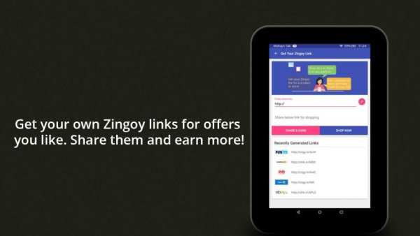 Zingoy - Cashback 1 تصوير الشاشة