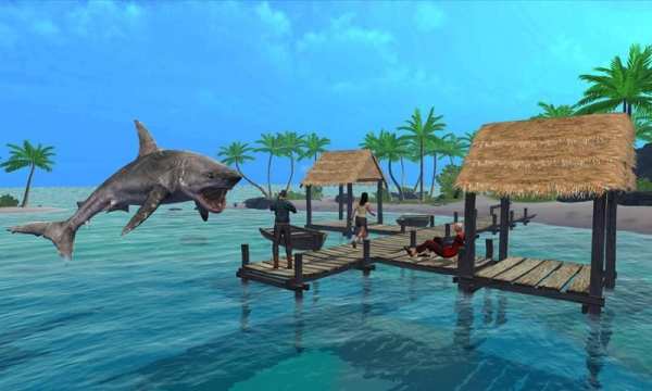 Megalodon Shark Beach Attack screenshot 1