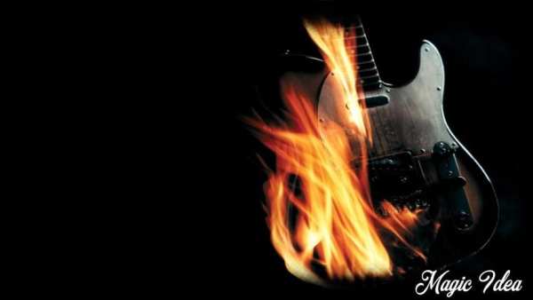 Fire Guitar Wallpaper screenshot 4