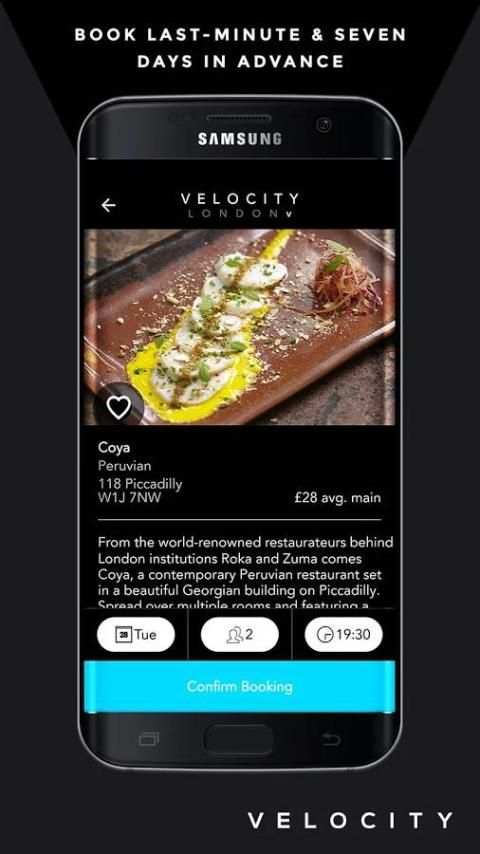 Velocity –The Best Restaurants स्क्रीनशॉट 3