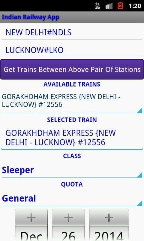 Indian Railway screenshot 3