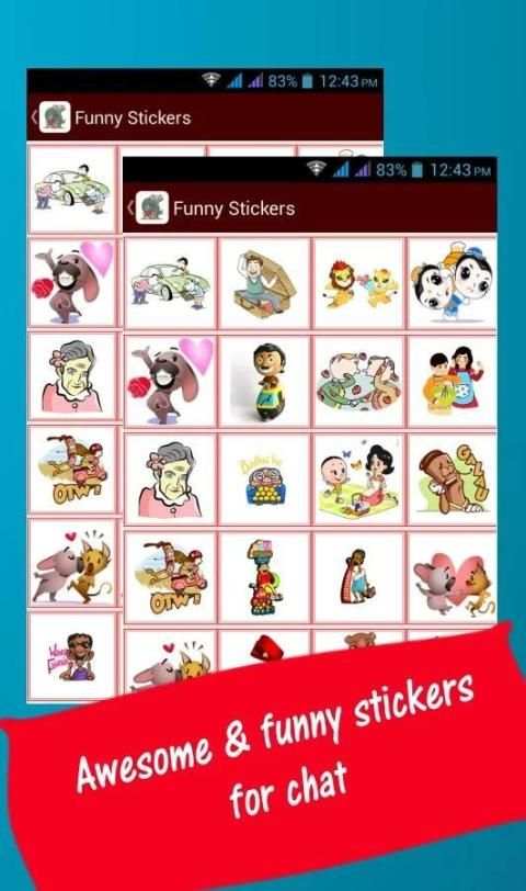Funny Stickers screenshot 1