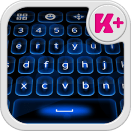 ikon Color Blue Keyboard Theme