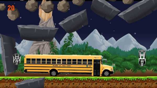 School Bus hill climb racing screenshot 4
