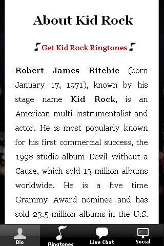 Kid Rock Fan Chat screenshot 4