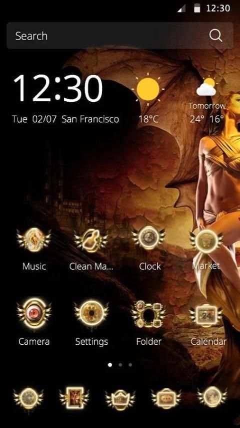 Death Goddess Theme screenshot 3