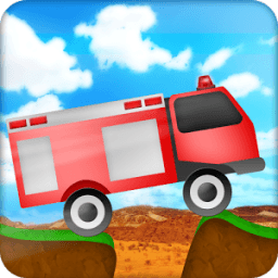 fire truck climbing game icon