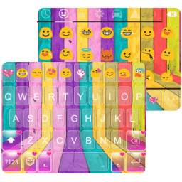 Sweet Rainbow Emoji Keyboard