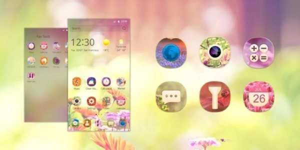 Spring Love CM Launcher Theme 1 تصوير الشاشة