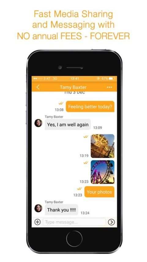 OneTime Messenger स्क्रीनशॉट 1