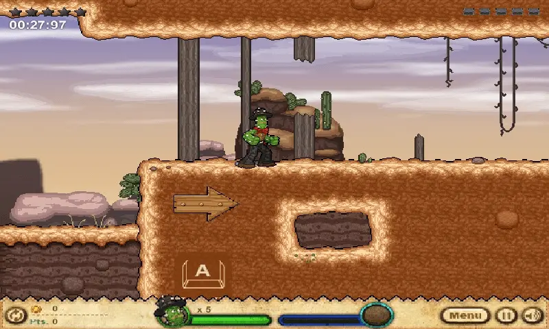 Cactus McCoy 2: The Ruins of Calavera, Free Flash Game