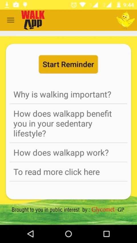 WalkApp screenshot 1