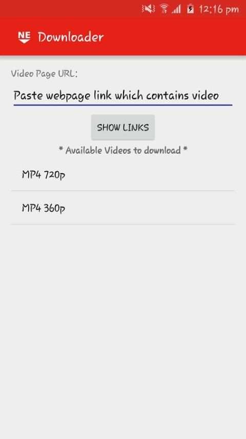 NEDownloader 1 تصوير الشاشة