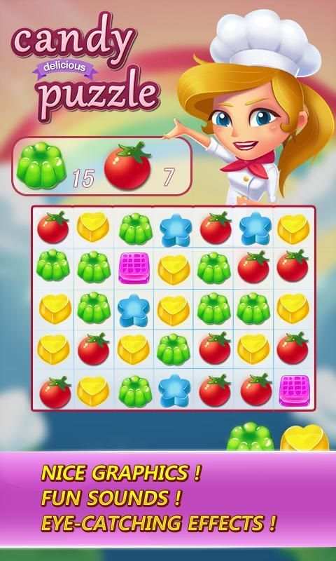 candy delicious puzzle screenshot 2