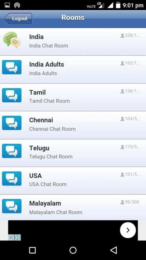 onlinechat android app 7 تصوير الشاشة