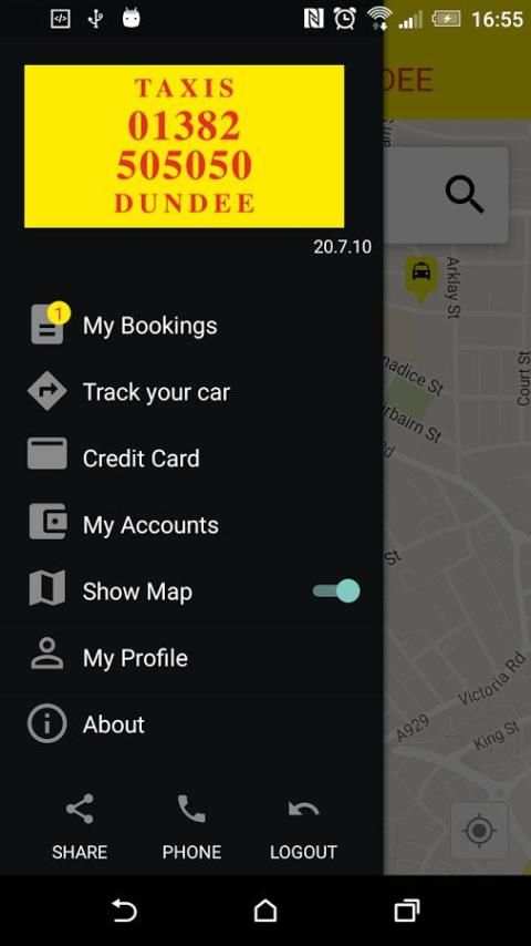 TAXIS 505050 DUNDEE screenshot 4