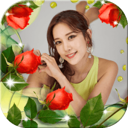 Flowers Collage Photo Editor أيقونة