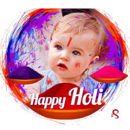 Happy HOLI Frames أيقونة