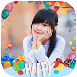 Happy Birthday Photo Frames أيقونة