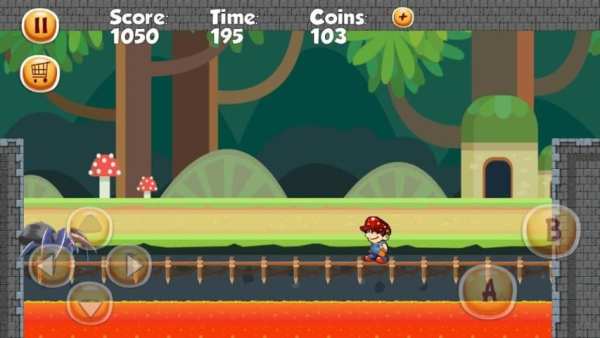 Super Marco World Run 2 स्क्रीनशॉट 1