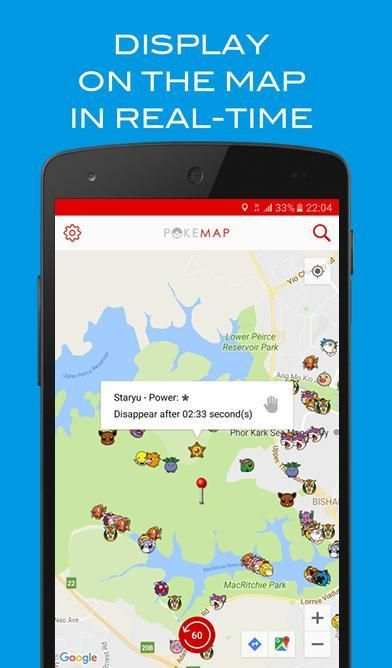 Map for Pokemon GO - PokeMap screenshot 2