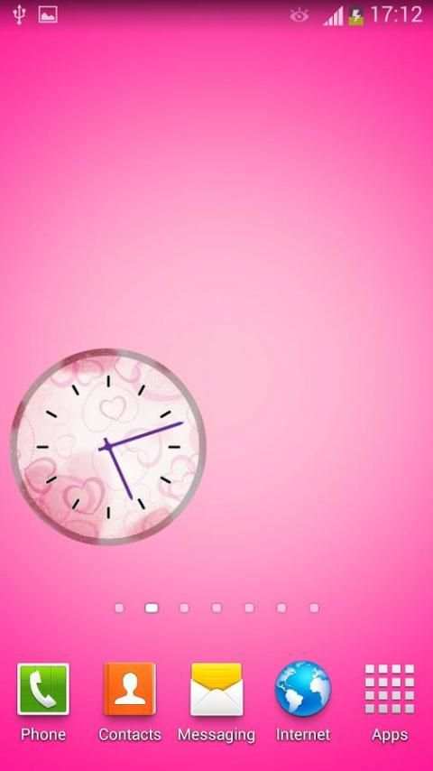 Jam HP tema Cinta  screenshot 2