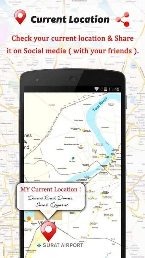 GPS Route Navigation Tracker 1 تصوير الشاشة
