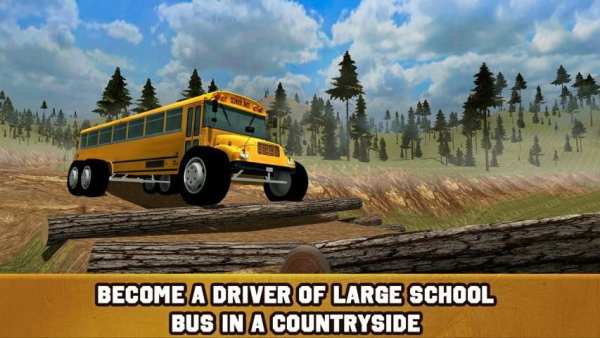 Offroad School Bus Driving Sim screenshot 4