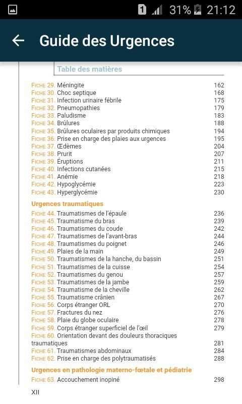 Guide des Urgences स्क्रीनशॉट 6